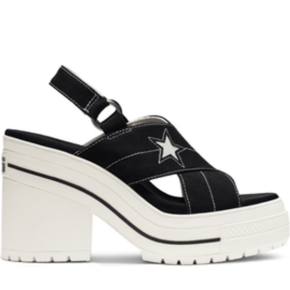 NWT Converse One Star Boardwalk Heels Wedges - Picture 5 of 8